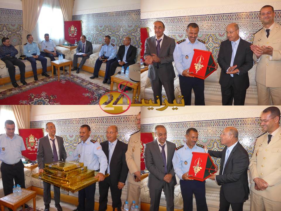 تكريم قائدالوقايةتيزنيت